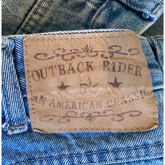 Vintage Outback Rider Straight Leg Jeans Size 28x29 Men’s Blue - Picture 5 of 9